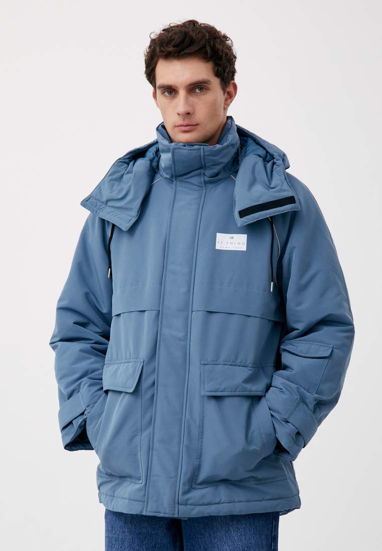 Куртка мужская Finn Flare FAB21087 синяя S