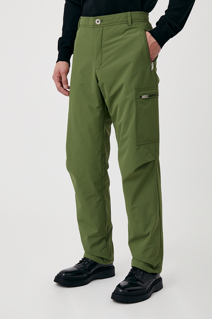 Спортивные брюки мужские Finn Flare FAB210102 хаки S