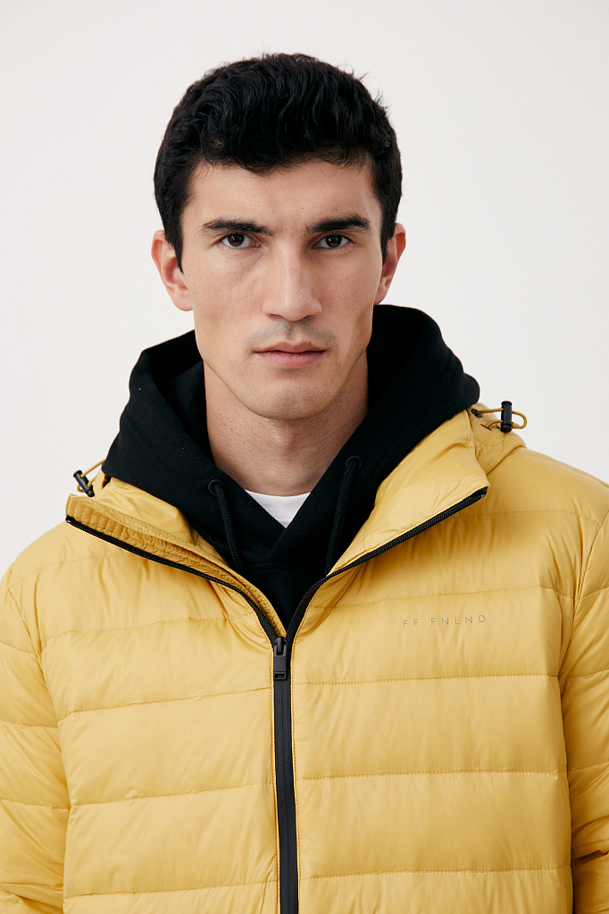 Куртка мужская Finn Flare FAB21012 желтая S