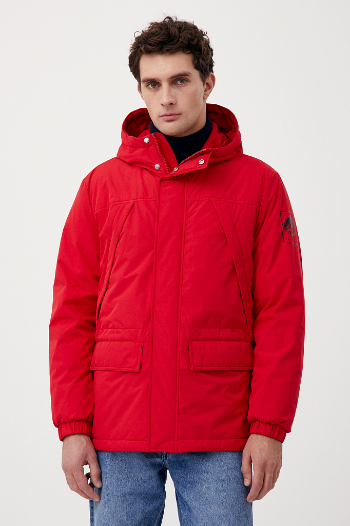 Куртка мужская Finn Flare FAB21046 красная 3XL