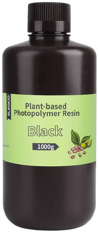 Фотополимер Elegoo Plant-Based Resin Черный, 1 л