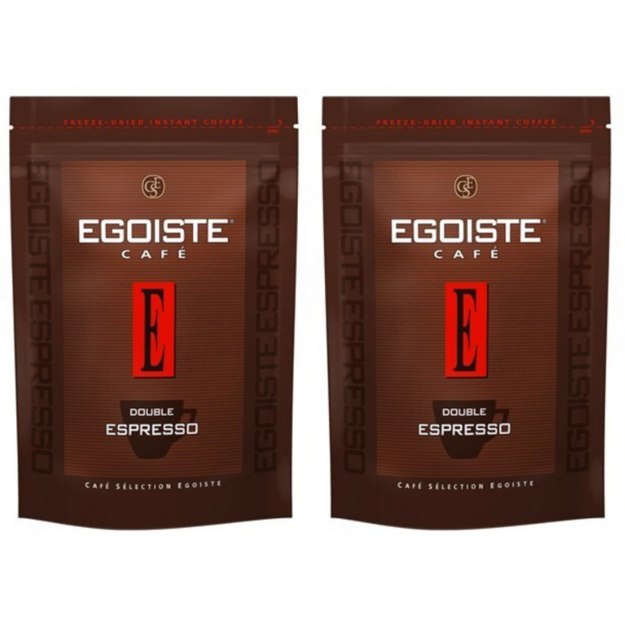 Купить кофе растворимый Egoiste Double Espresso, 2 шт по 70 г, цены на Мегамаркет | Артикул: 600012824326