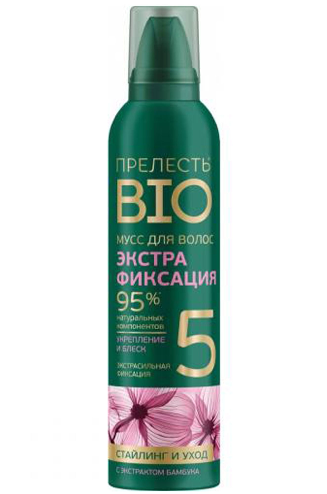 Мусс для волос Прелесть Bio Бамбук, экстрасильная фиксация, 160 мл - отзывы покупателей на Мегамаркет | мусс и пенка для укладки