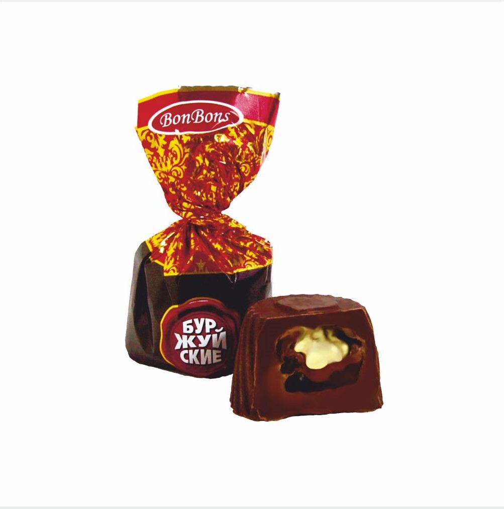 Шоколадные конфеты Bon Voyage Bon Bons Буржуйские со вкусом Колы с взрывной карамелью 200г