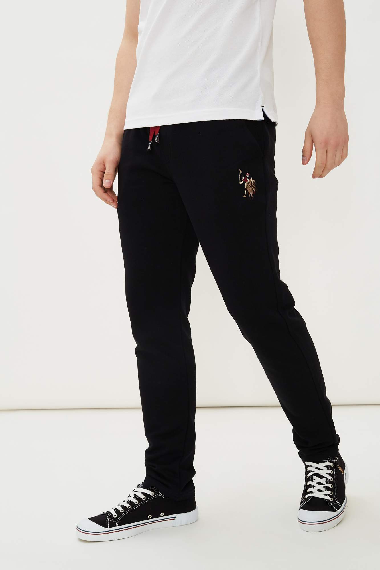 Спортивные брюки мужские U.S. POLO Assn. G081SZ0OP0R-HENBIXSK20 черные L