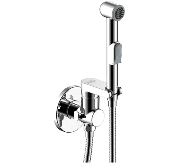 ROSSINKA X25-57, Смеситель одноручный (25 мм) с гигиеническим душем ...