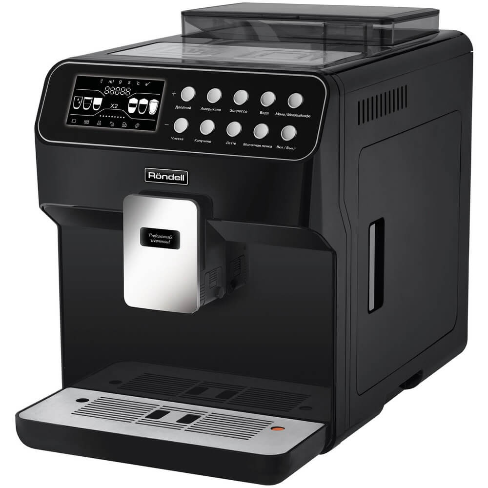 Кофемашина автоматическая Rondell RDE-1113 черная - купить в АШАН - СберМаркет, цена на Мегамаркет