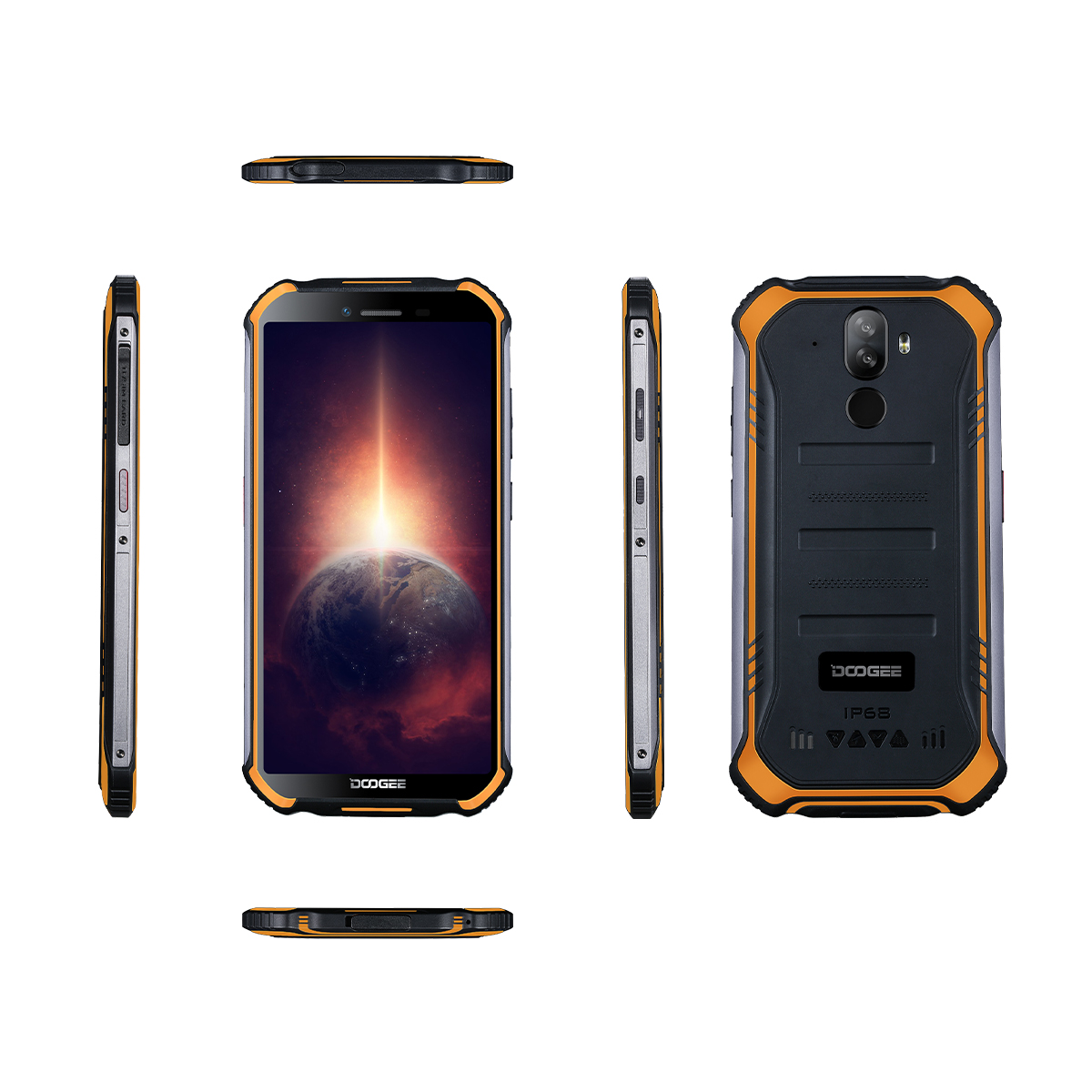 Смартфон Doogee S40 Pro 4/64GB Fire Orange, купить в Москве, цены в  интернет-магазинах на Мегамаркет