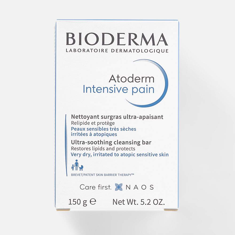 Мыло для чувствительной кожи BIODERMA Atoderm Intensive Pain успокаивающее 150 г - купить в Мегамаркет Красота, цена на Мегамаркет