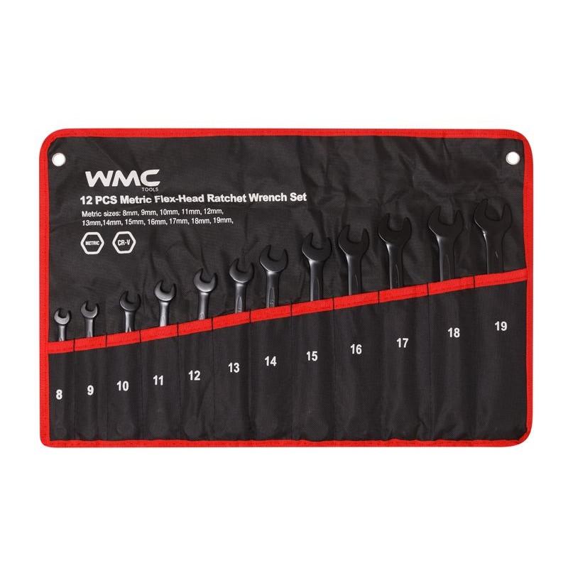 Набор ключей  WMC TOOLS 3012WMC комбинированных 12пр. на полотне