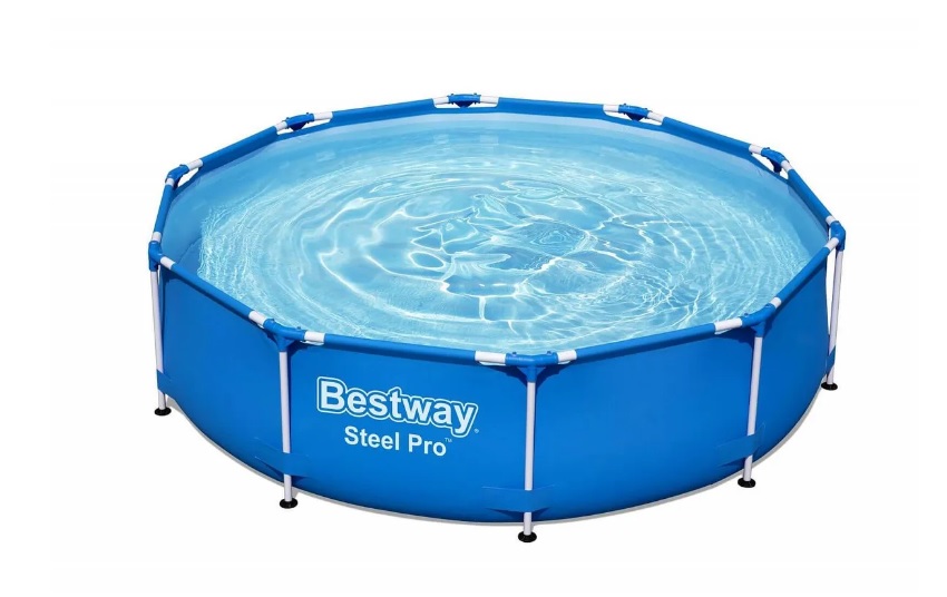 Каркасный бассейн Bestway Steel pro 56677 305x305x76 см - купить в ИП Беляев, цена на Мегамаркет