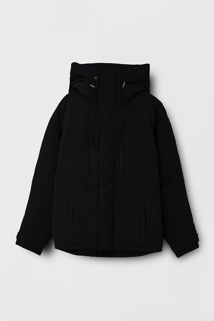 Куртка мужская Finn Flare FAB21067 черная 3XL