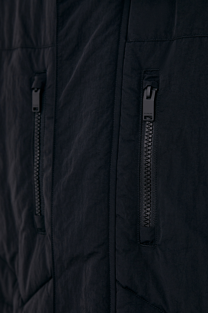Куртка мужская Finn Flare FAB21067 черная 2XL