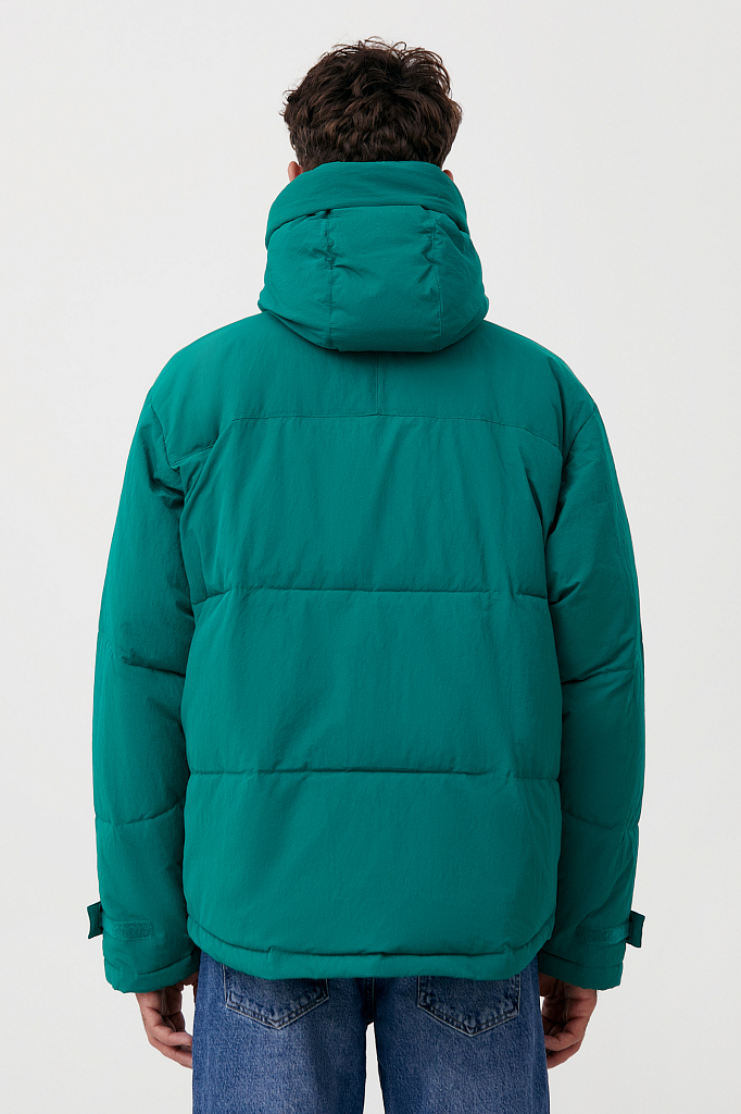 Куртка мужская Finn Flare FAB21067 зеленая 3XL