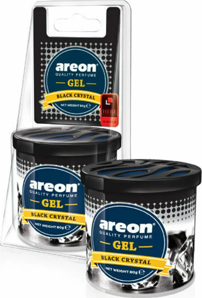 Автомобильный ароматизатор Areon GEL CAN BLISTER, Черный кристал - купить в Москве, цены на Мегамаркет | 100044137367