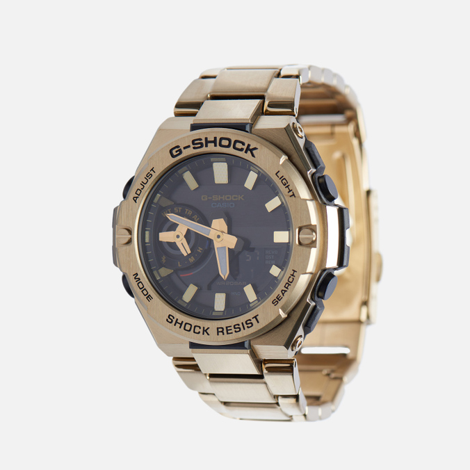 Gshock hotsell gsteel gold