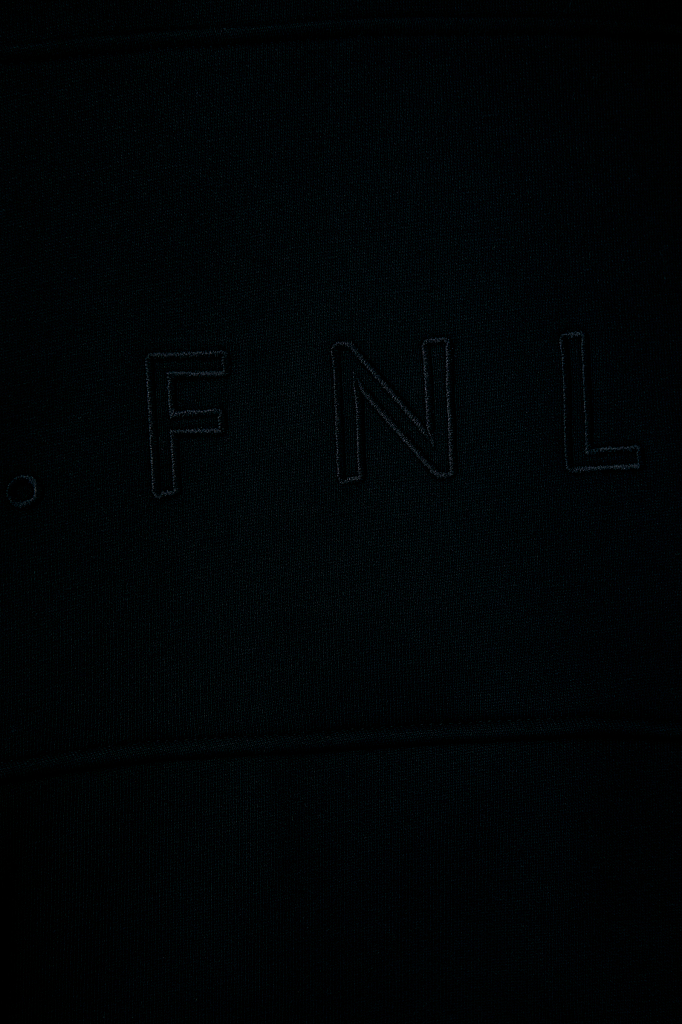Худи мужское Finn Flare FAB21092 черное 3XL