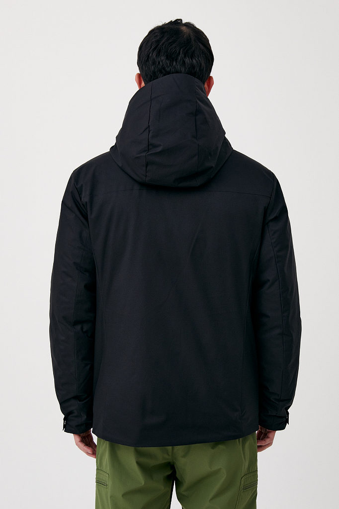 Куртка мужская Finn Flare FAB21044 черная 2XL