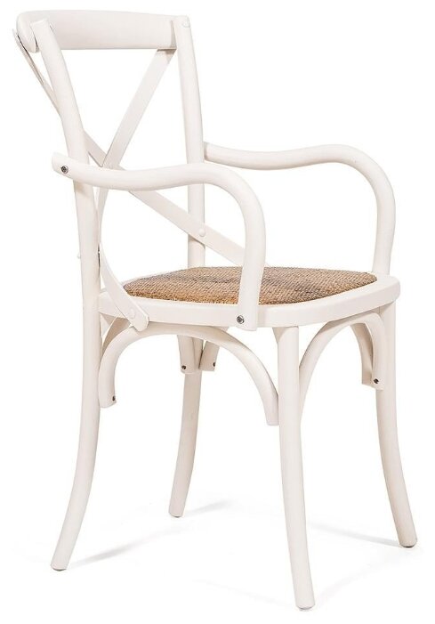 Стул Secret De Maison Cross, butter white/ротанг - купить в Tetchair, цена на Мегамаркет