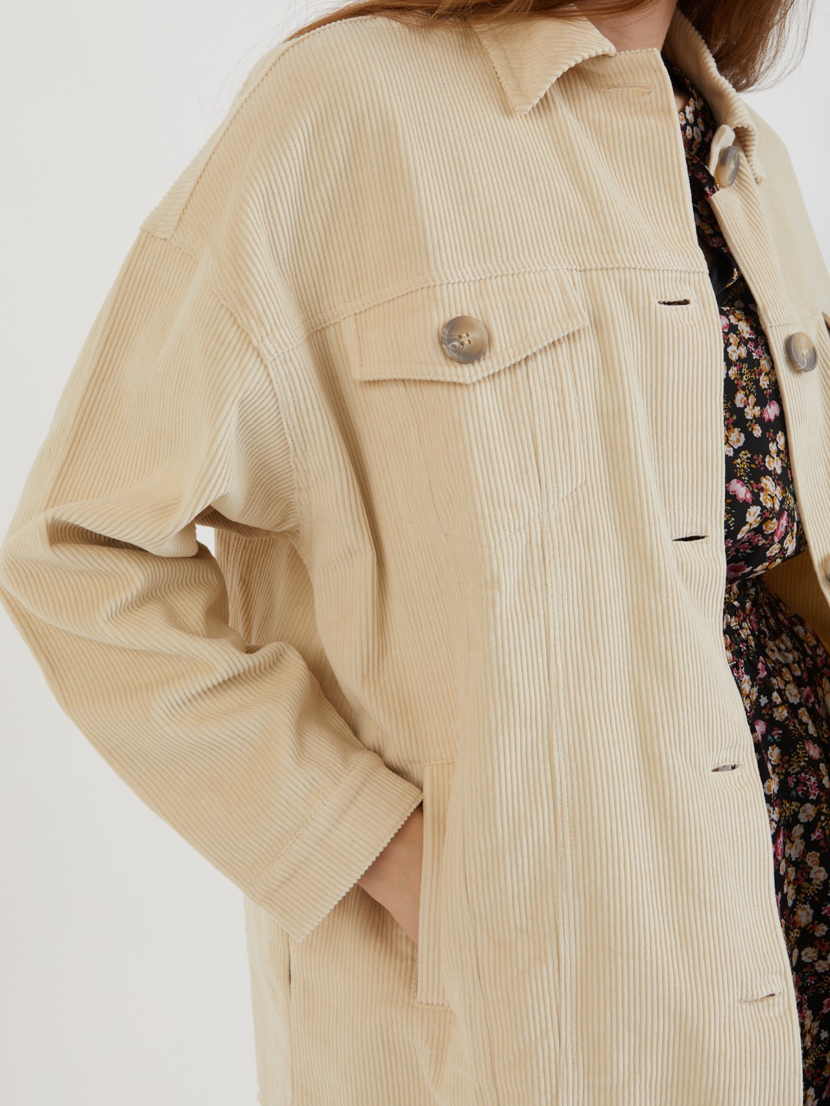 Блузка с длинными рукавами Zolla, цвет Бежевый, размер M