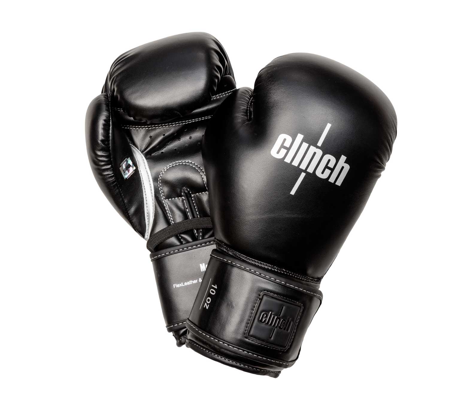 Перчатки боксёрские Clinch Fight 2.0 чёрные, 8 унций, 1 пара - купить в  Combatmarkt, цена на Мегамаркет