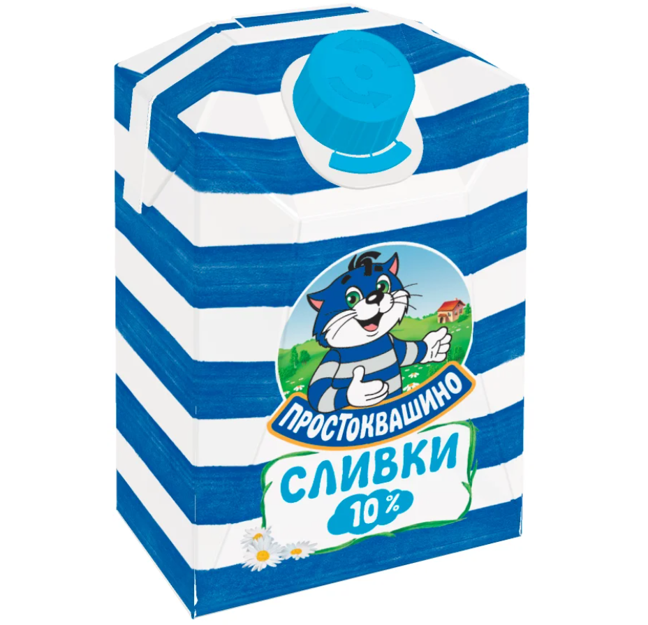 Сливки Простоквашино ультрапастеризованные, 10%, 205 г - отзывы покупателей  на маркетплейсе Мегамаркет | Артикул: 100045446705