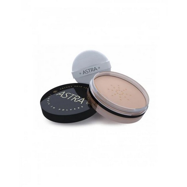 Пудра для лица Astra Velvet skin Loose Powder рассыпчатая №02 11 г - купить в Мегамаркет Москва Пушкино, цена на Мегамаркет