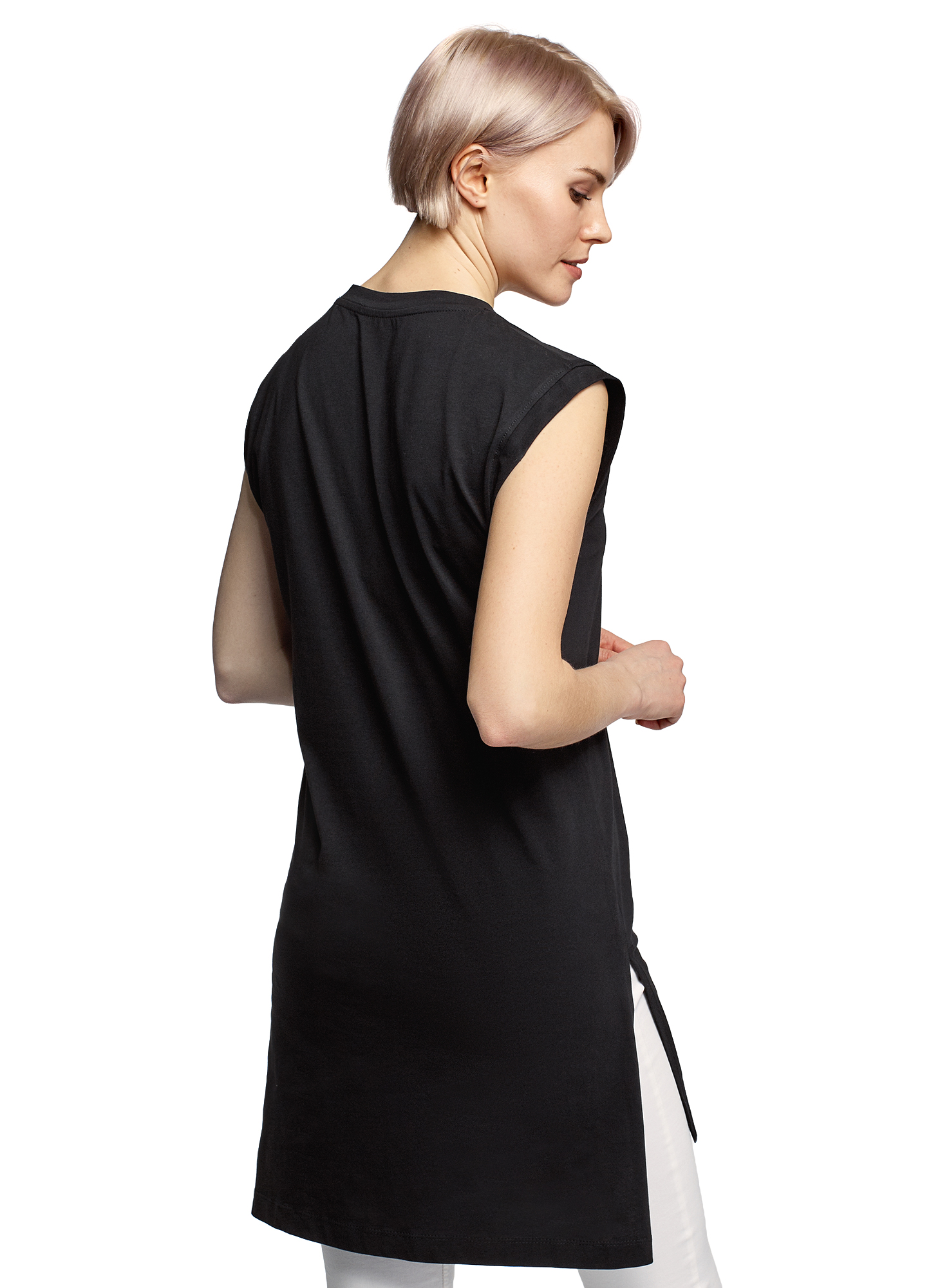 Платье женское oodji 14008040-2 черное 2XS
