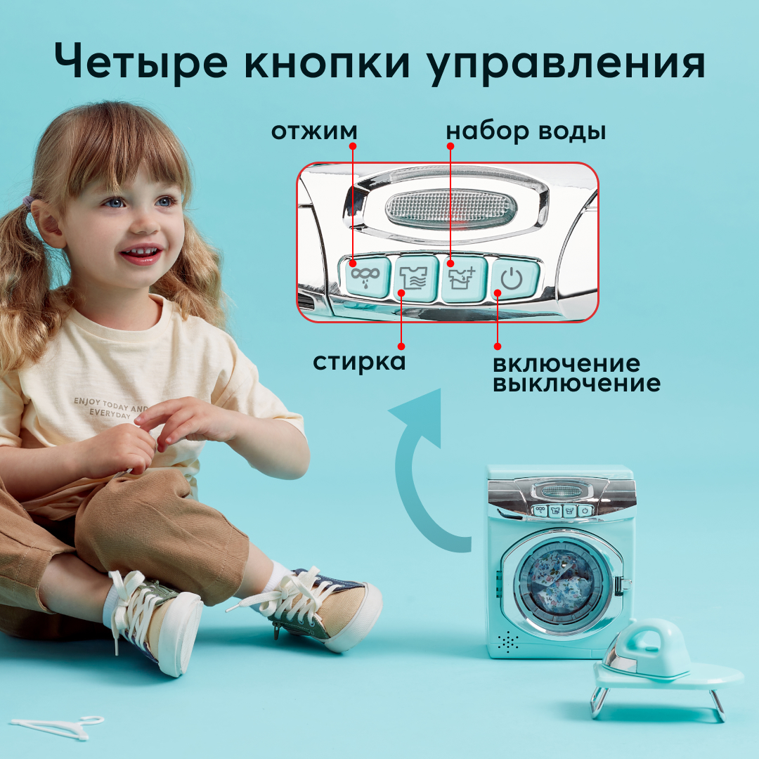 Отзывы о игрушечная стиральная машина Happy Baby Laundry Time Happy Baby -  отзывы покупателей на Мегамаркет | 331867 - 100028820623