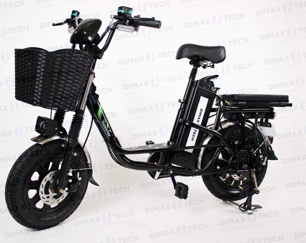 Электровелосипед DIMAX MONSTER BLACK PRO (АКБ 60/20) - купить в Москве, цены на Мегамаркет