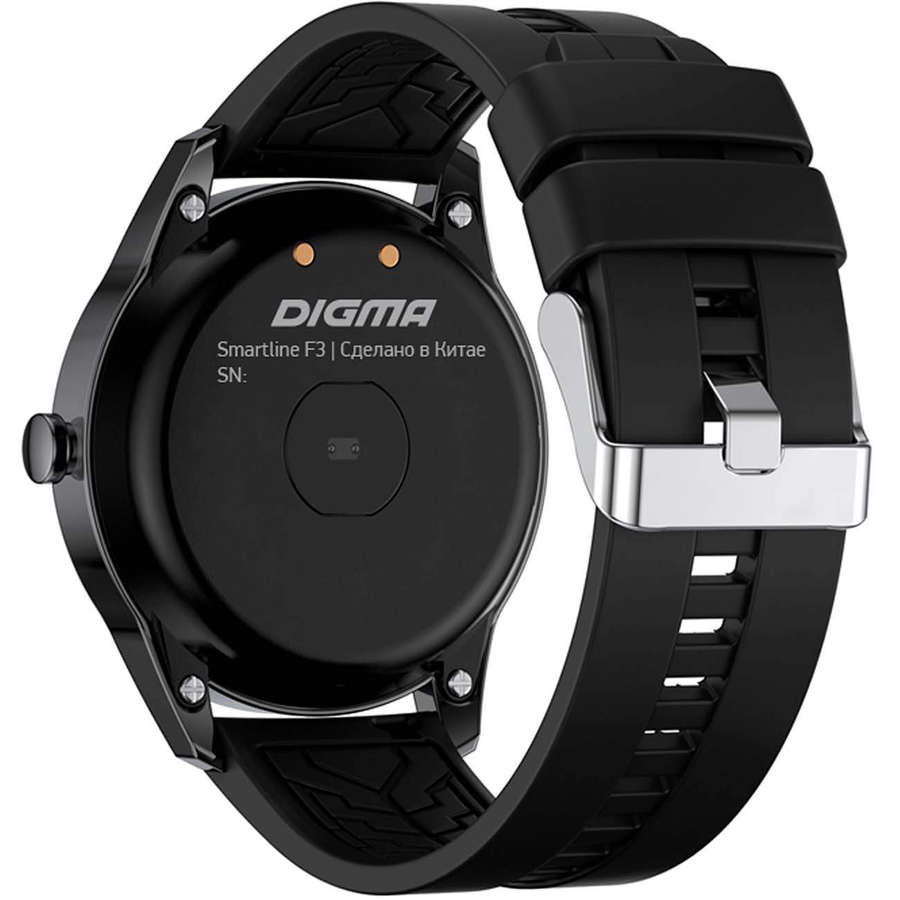 Смарт браслет Digma Smartline F3 Black, купить в Москве, цены в  интернет-магазинах на Мегамаркет