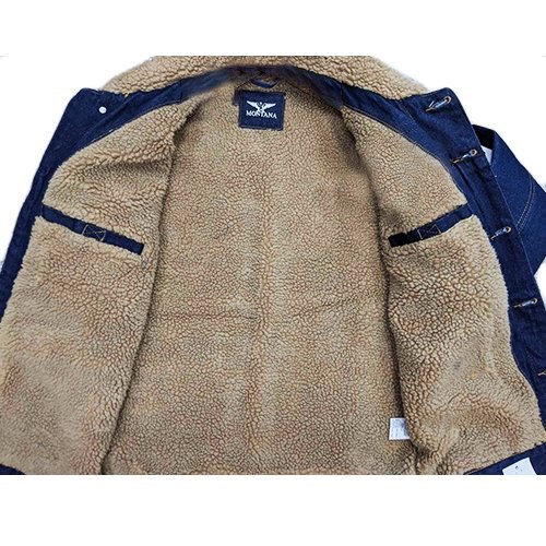 Джинсовая куртка мужская Montana 12061SW синяя 3XL