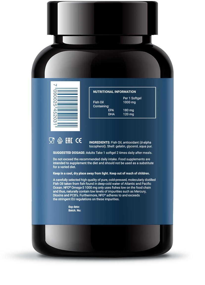 Омега-жиры NORWEGIAN Fish Oil Omega-3 1000 мг капсулы 60 шт. - купить в ...