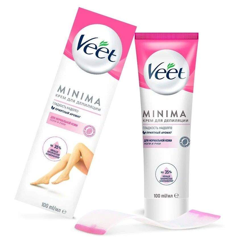 Купить крем для депиляции Veet Minima для нормальной кожи 100 мл, цены на Мегамаркет | Артикул: 100027153795