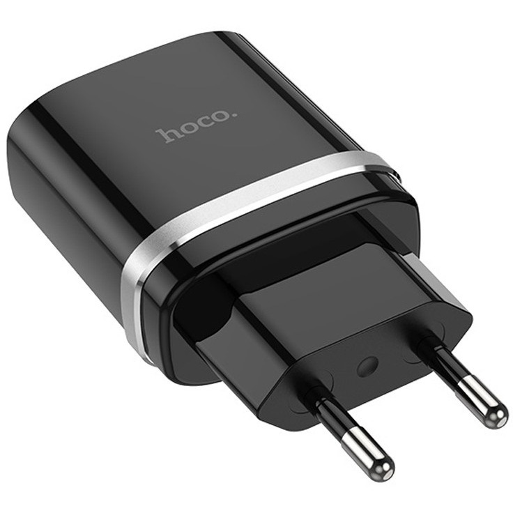 Сетевое зарядное устройство Hoco C12Q, 1xUSB, 3 A, black, купить в Москве, цены в интернет-магазинах на Мегамаркет