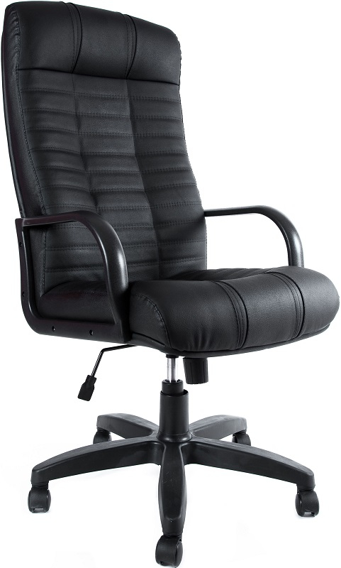 Компьютерное кресло Евростиль Атлант Стандарт М-РР экокожа, черный
