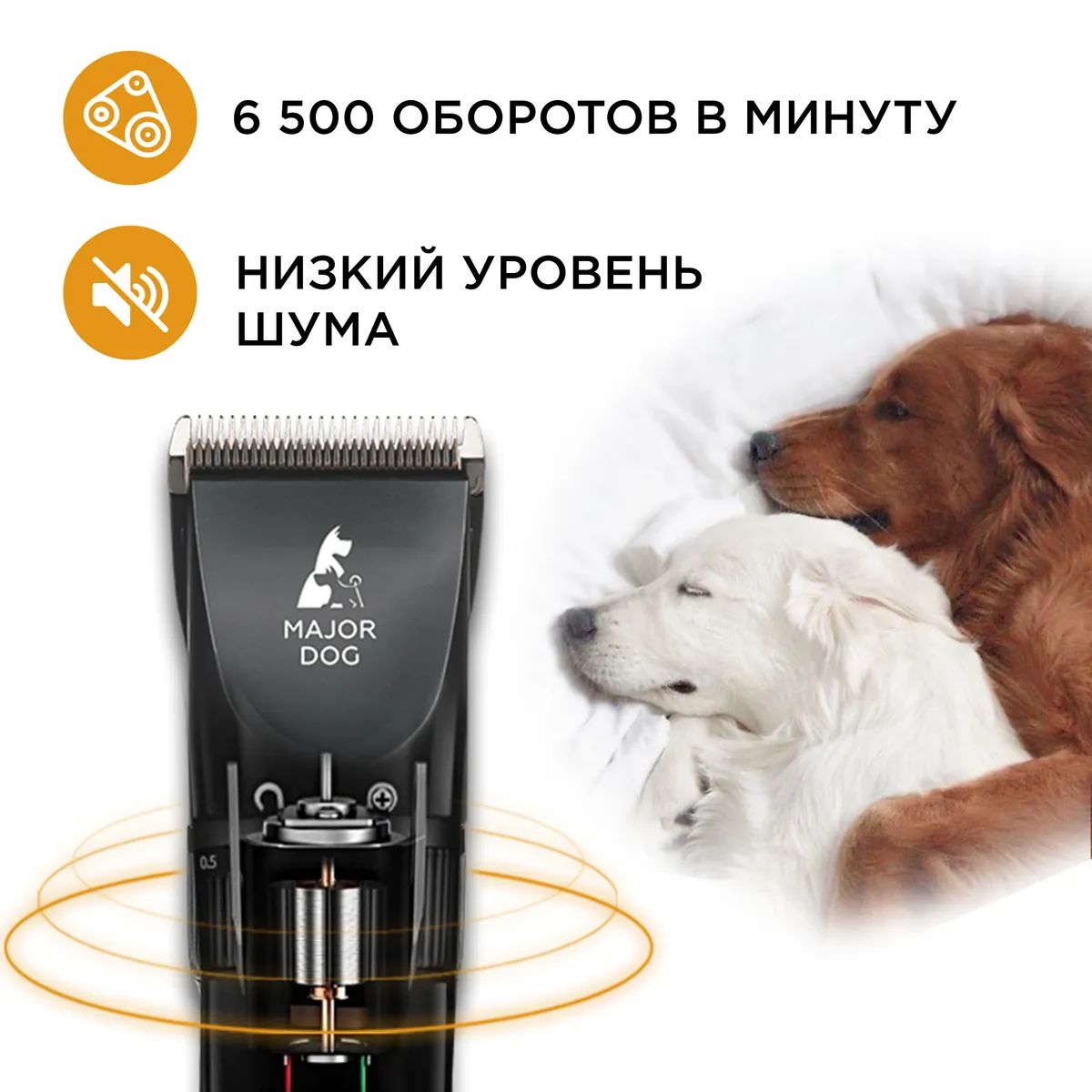 Купить машинка для стрижки животных Major Dog Hunfrise H22, цены на  Мегамаркет | Артикул: 600000972350