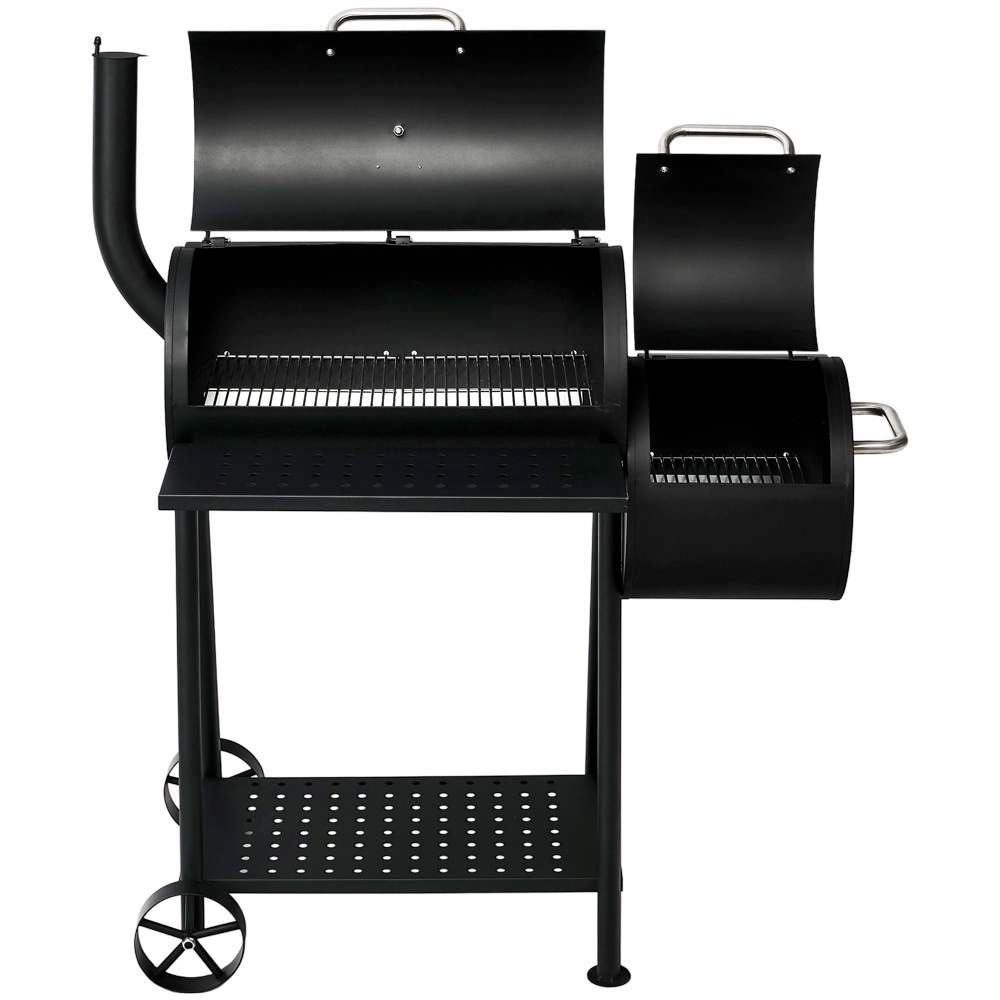 Угольный гриль GoGarden CHEF-Smoker 60 50168 черный - купить в Москве, цены  на Мегамаркет | 600005212762