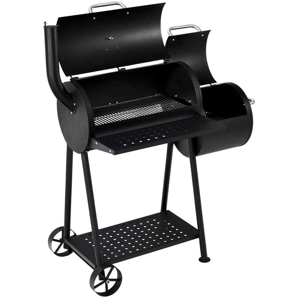 Угольный гриль GoGarden CHEF-Smoker 60 50168 черный - купить в Москве, цены  на Мегамаркет | 600005212762