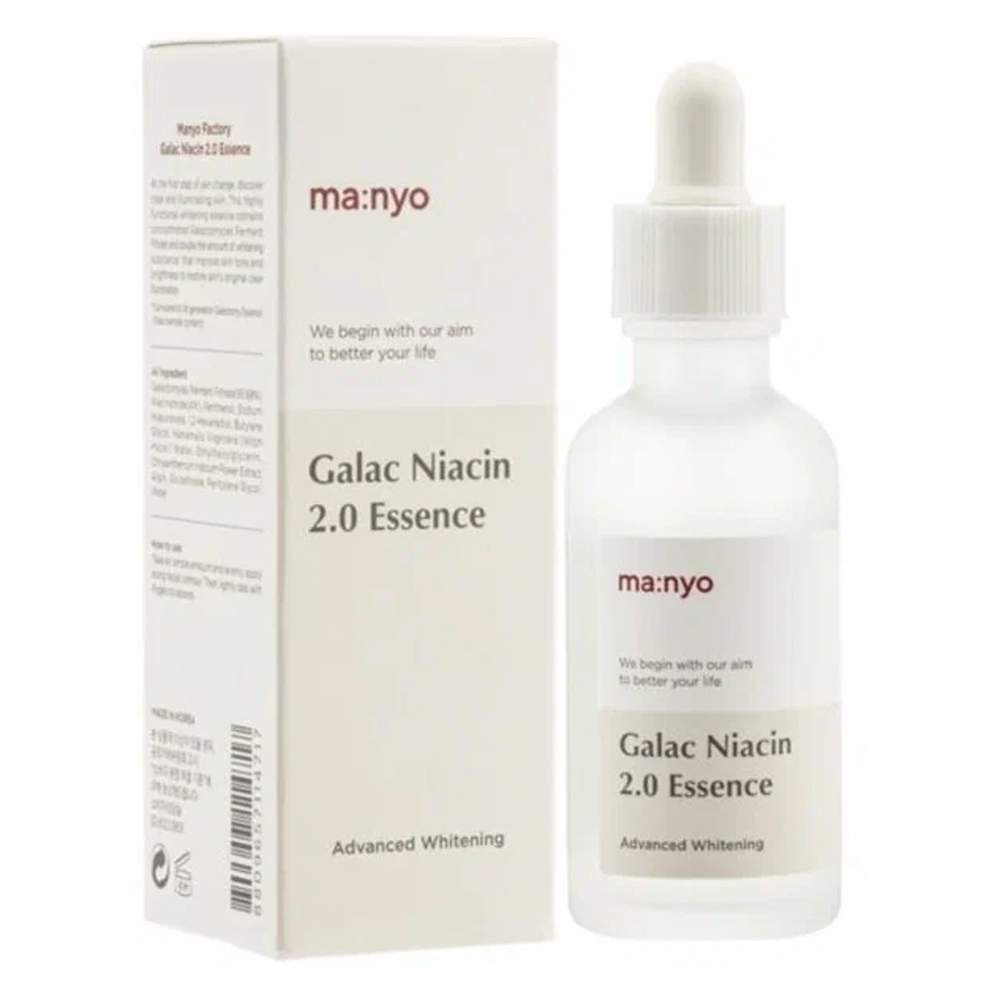 Manyo galac niacin essence. Ma:nyo Galac Niacin 2.0 Essence. Эссенция с галактомисисом Manyo Factory Galac Niacin 2.0 Essence (50мл). Ma:nyo эссенция для проблемной кожи с галактомисисом Galac Niacin 2.0 Essence, 30 мл. Сыворотка Manyo Galac Niacin 2.0.