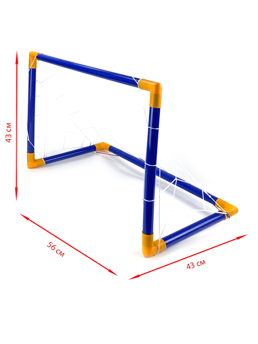 Купить набор для футбола Ворота и мяч, 56x43 см Город игр, цены на  Мегамаркет | Артикул: 100029633953