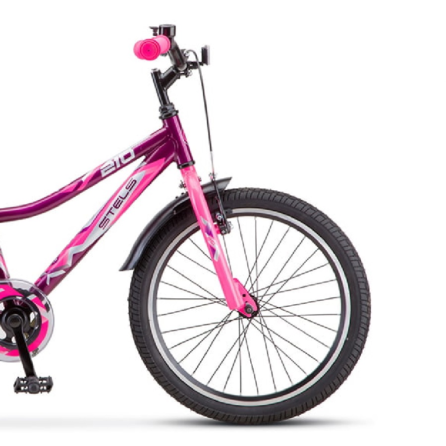 Велосипед STELS Pilot 210 2021 11" фиолетовый/розовый