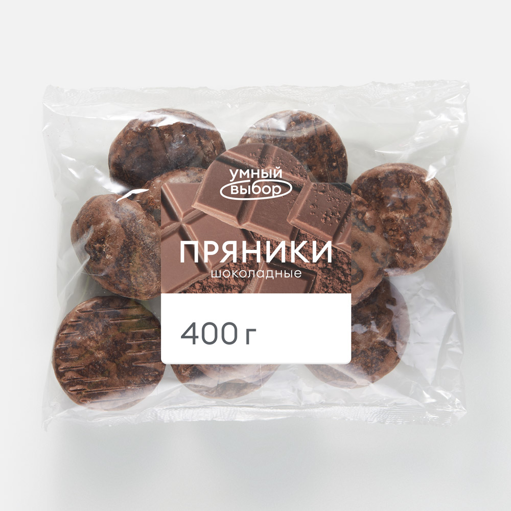 Пряники Умный выбор Шоколадные, 400 г - купить в Мегамаркет Москва Пушкино, цена на Мегамаркет