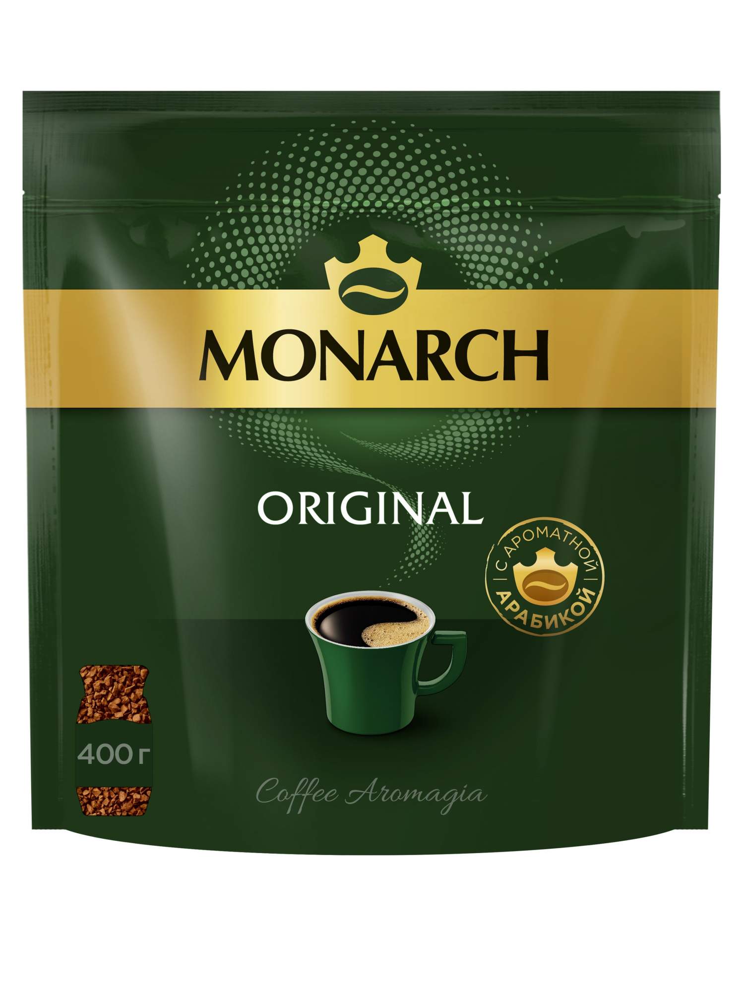 Кофе растворимый Monarch Original сублимированный, 400 г - купить в Мегамаркет Москва Пушкино, цена на Мегамаркет