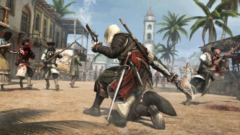 Игра Assassin's Creed 4 (IV): Черный флаг Русская Версия (Wii U)