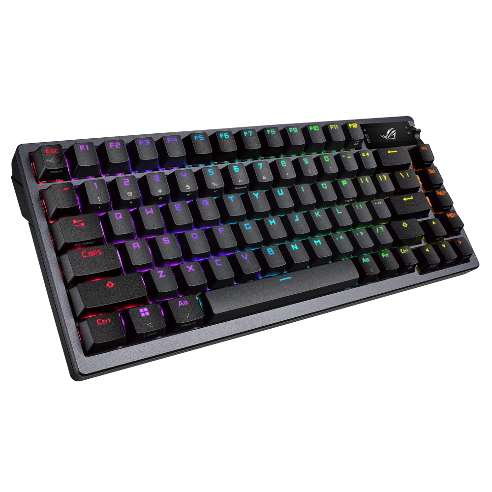 Проводная/беспроводная игровая клавиатура ASUS ROG Azoth Black  (90MP0316-BKRA00) – купить в Москве, цены в интернет-магазинах на Мегамаркет