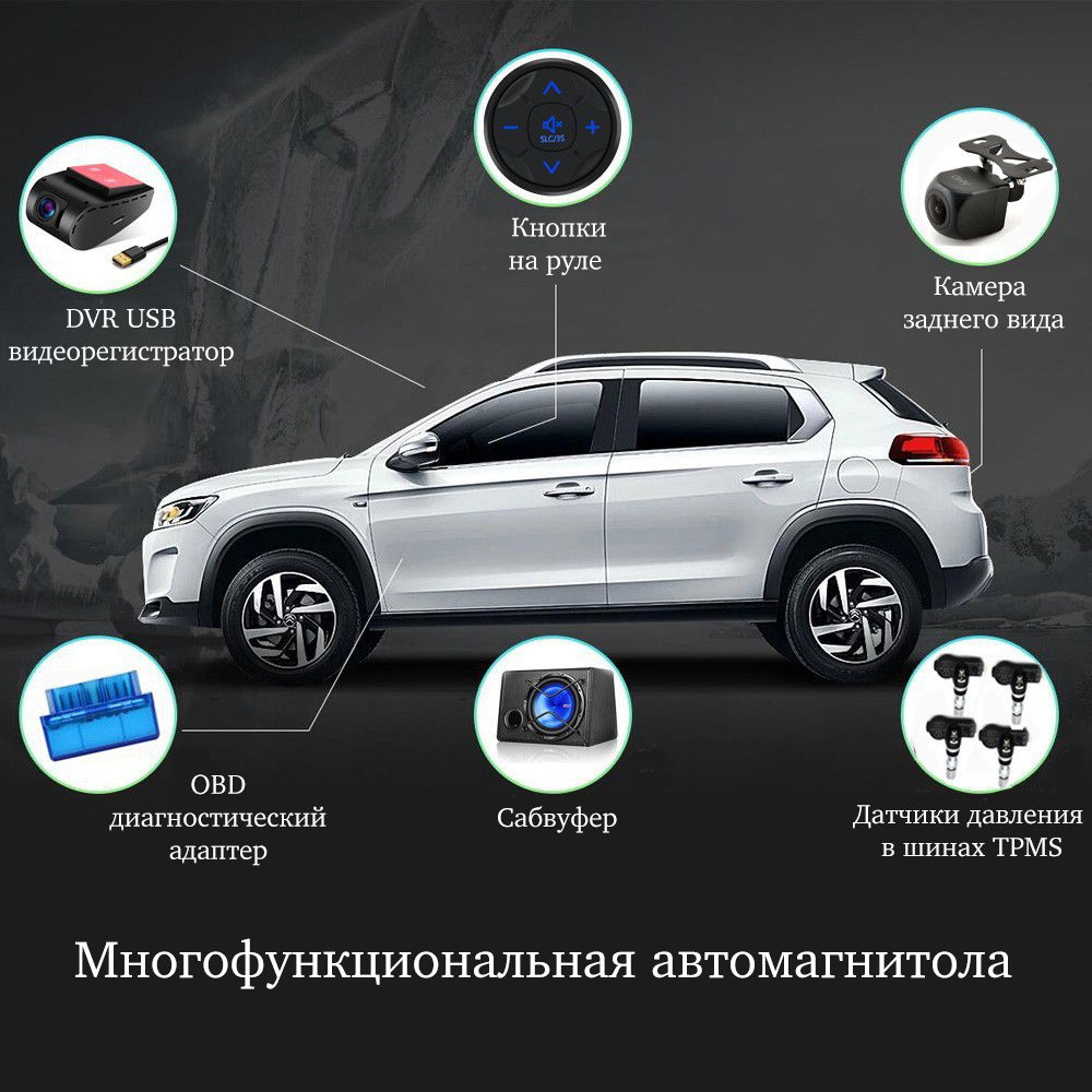 Автомагнитола для LADA XRAY (2015-2021), 2/32 Gb, Wi-Fi - отзывы  покупателей на Мегамаркет