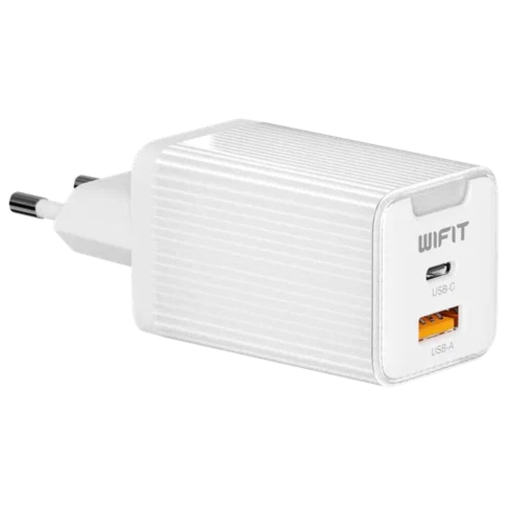 Сетевое зарядное устройство Wifit WiCharge GC2 1x USB Type A, 1xUSB Type-C 0 А белый, купить в Москве, цены в интернет-магазинах на Мегамаркет