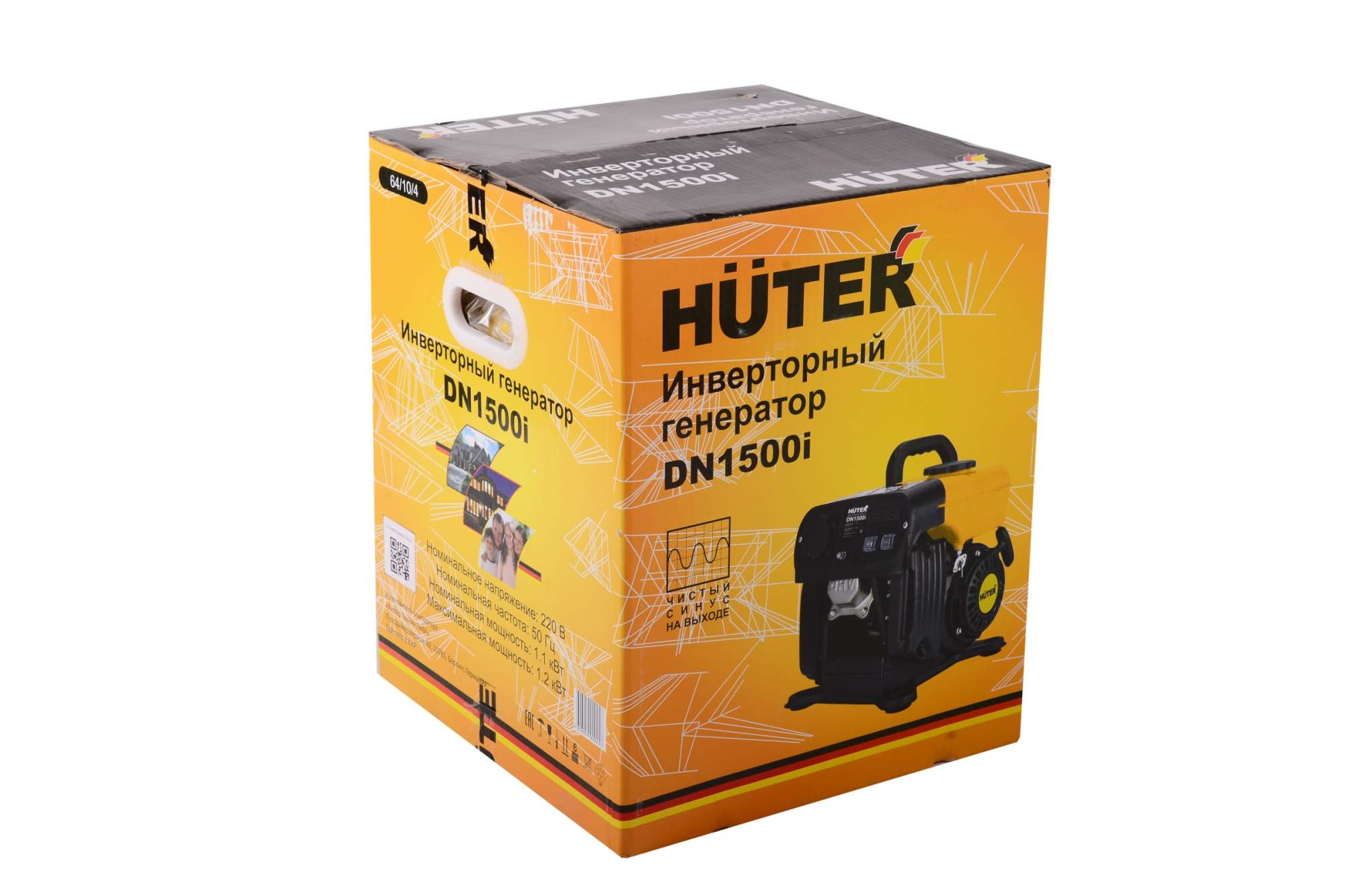 Инверторный генератор huter dn1500i