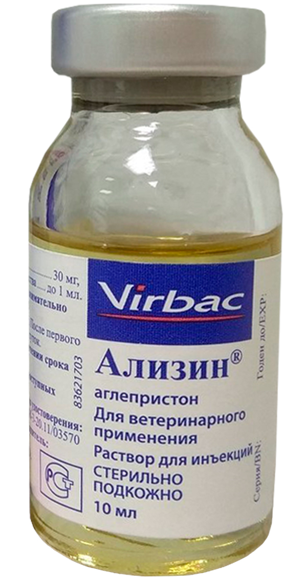 Препарат для прерывания нежелательной беременности и лечения пиометры VIRBAC АЛИЗИН 10 мл